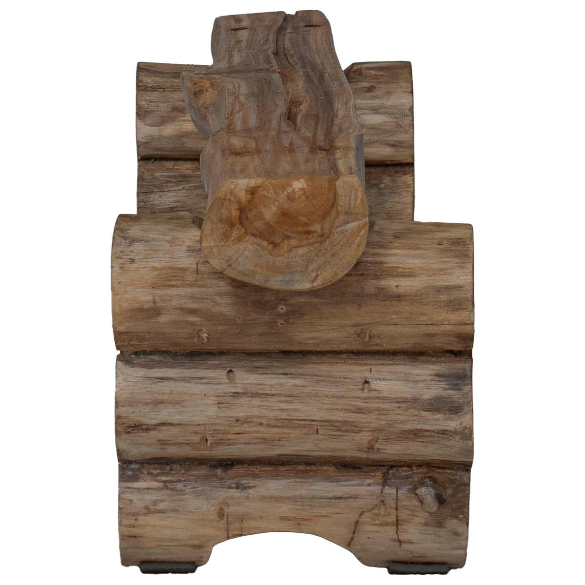 vidaXL Bench Natural 110 x 30 x 34 cm Solid Teak Wood