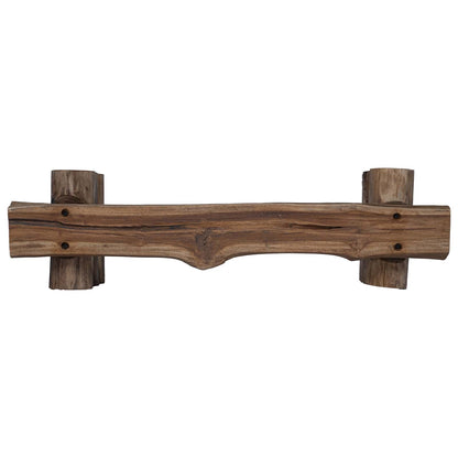 vidaXL Bench Natural 110 x 30 x 34 cm Solid Teak Wood