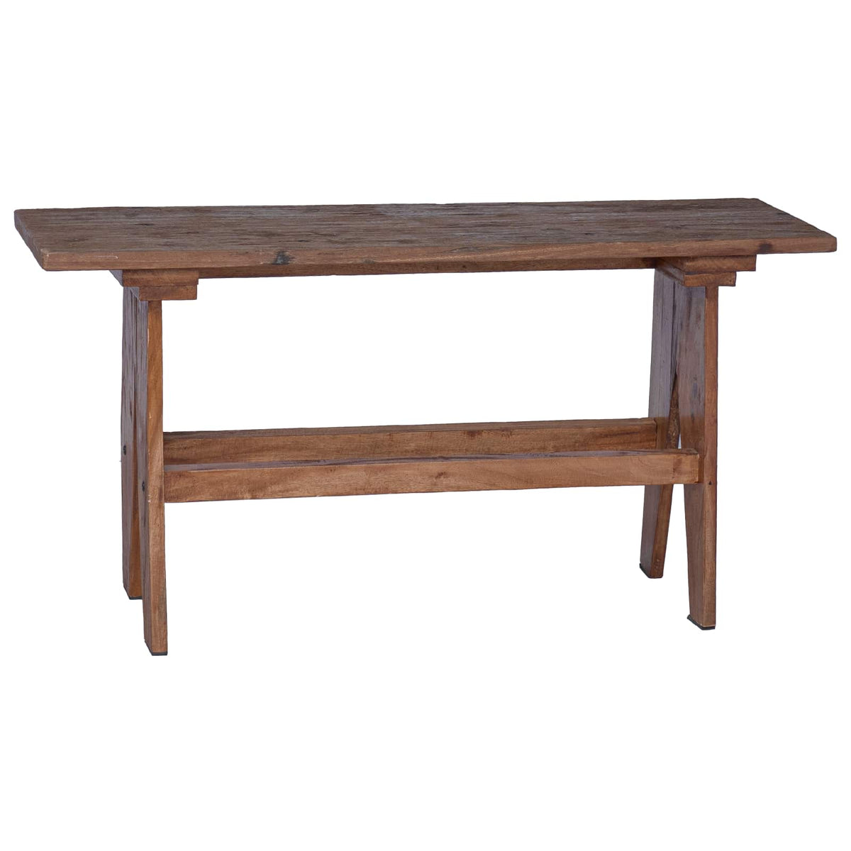 vidaXL Bench Natural 100 x 30 x 51 cm Solid Reclaim wood