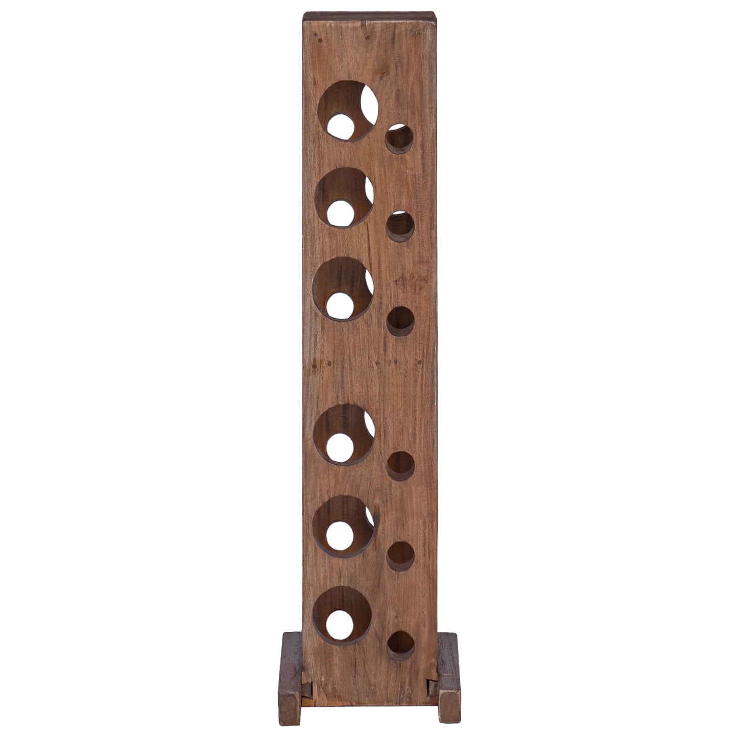 vidaXL Rack Brown 20 x 25 x 100 cm Solid Mahogany Wood