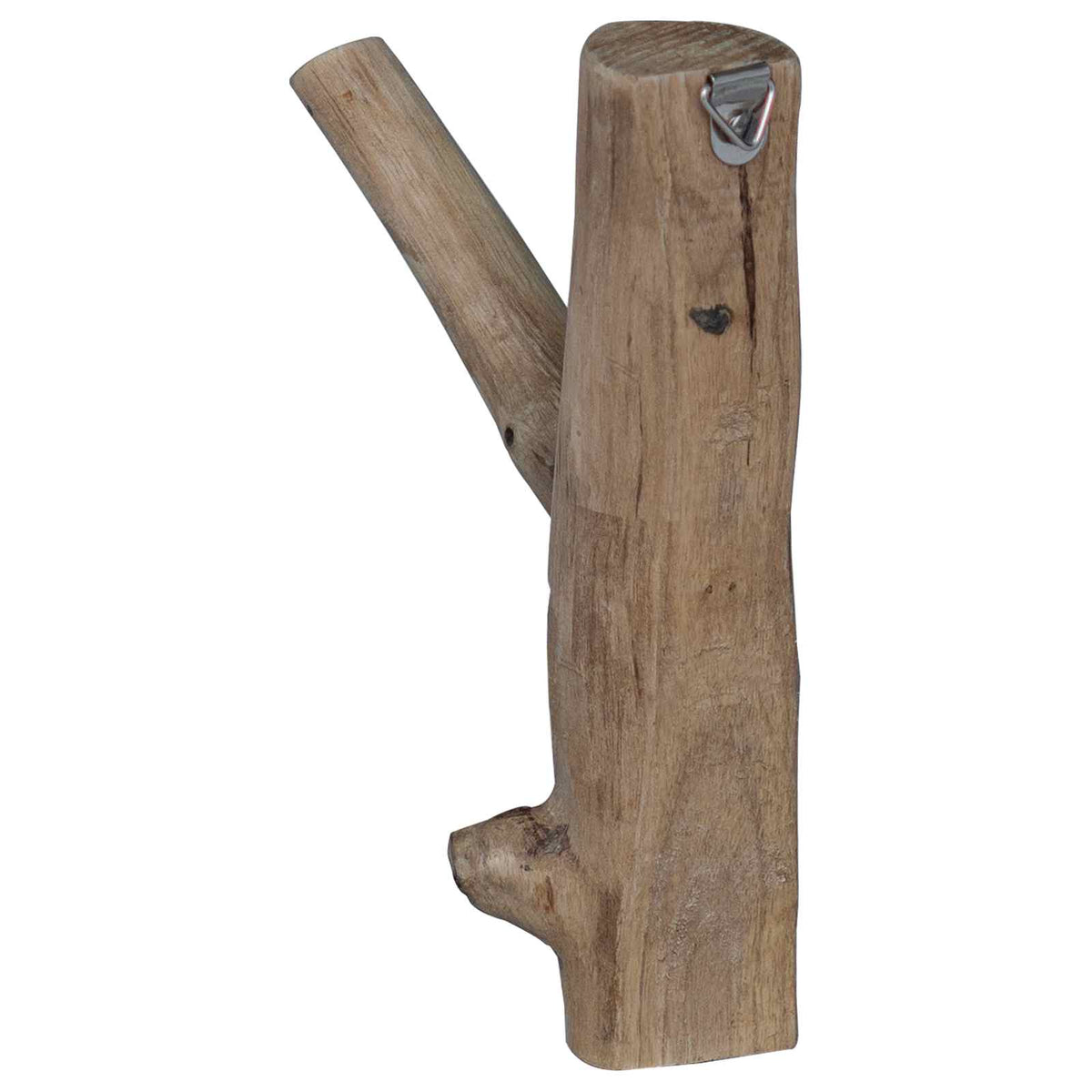 vidaXL Hook Brown 4 x 4 x 14 cm Solid Reclaim Wood