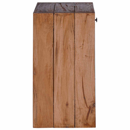 vidaXL Bedside Table Brown 63 x 30 x 79 cm Solid Mahogany Wood
