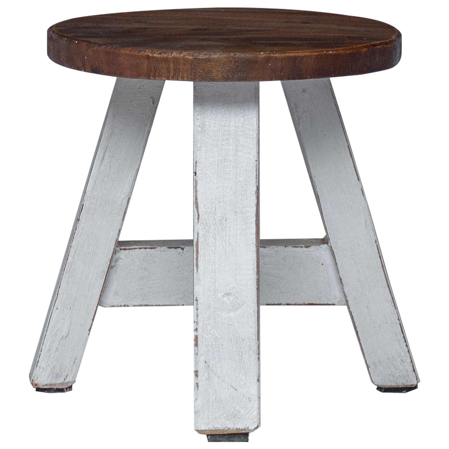 vidaXL Stool Natural 22 x 22 x 24 cm Mahogany Wood