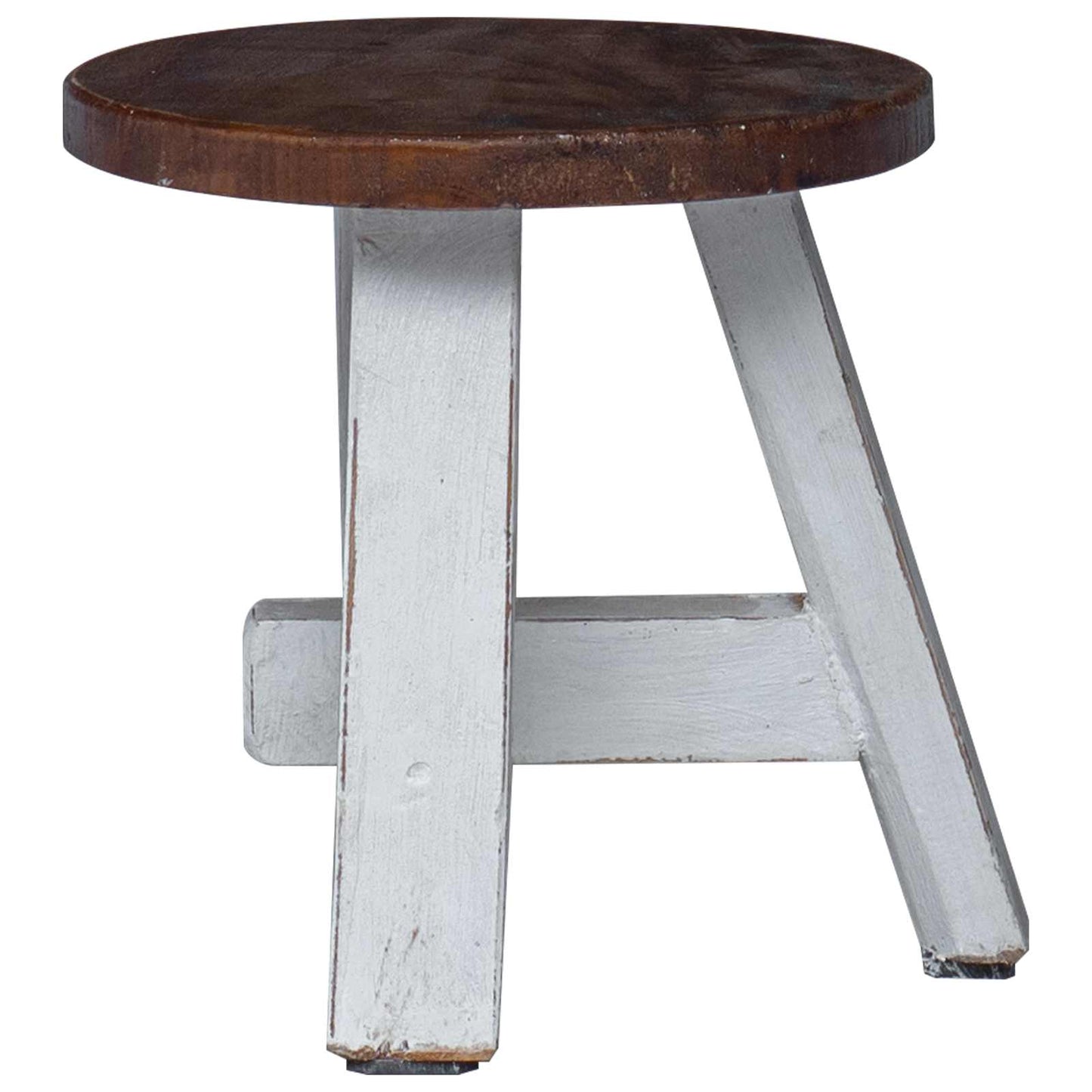 vidaXL Stool Natural 22 x 22 x 24 cm Mahogany Wood
