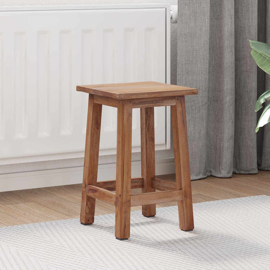 vidaXL Stool Natural 30 x 30 x 47 cm Mahogany Wood