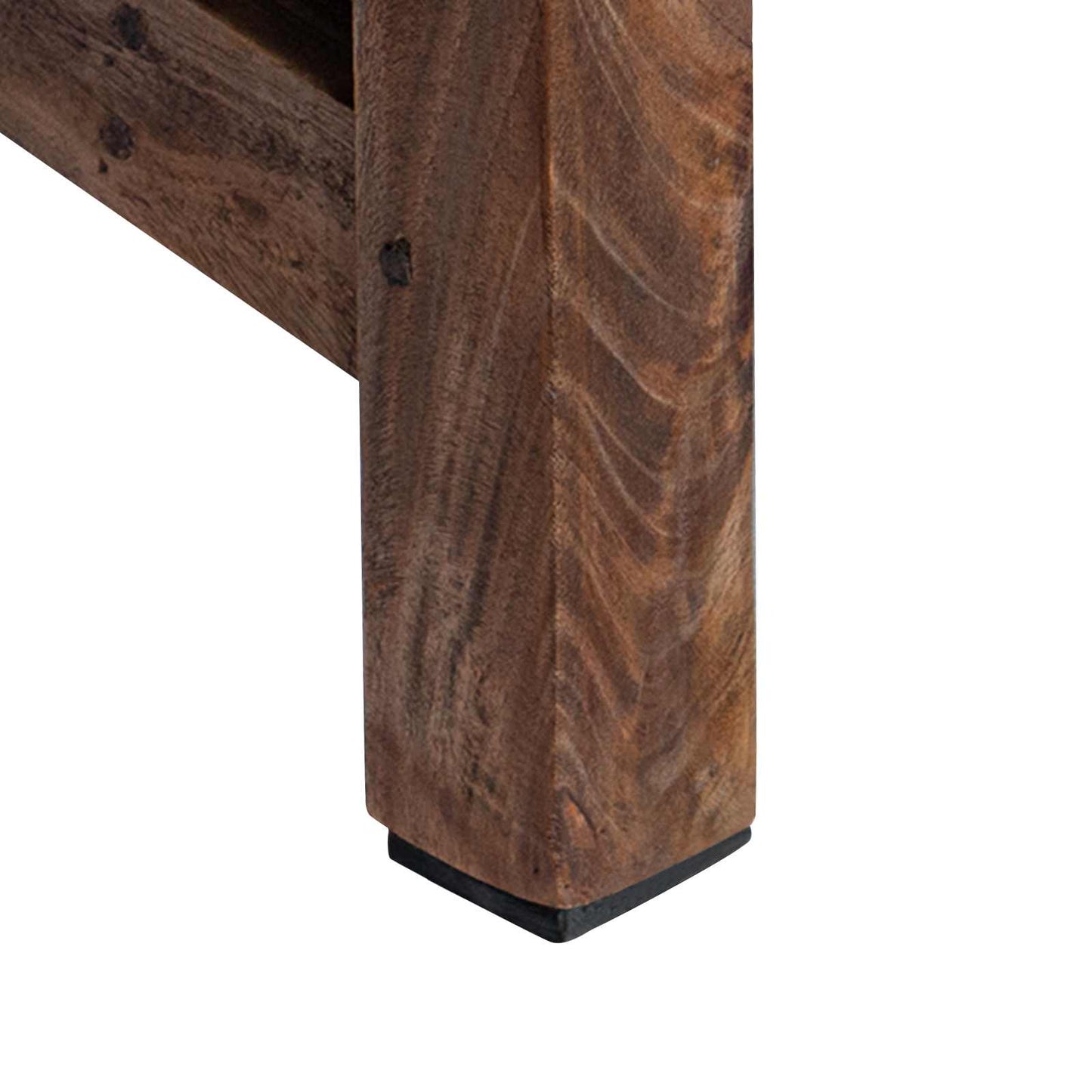 vidaXL Stool Natural 30 x 20 x 20 cm Mahogany Wood