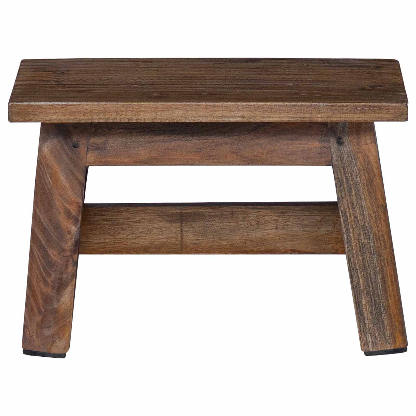 vidaXL Stool Natural 30 x 20 x 20 cm Mahogany Wood