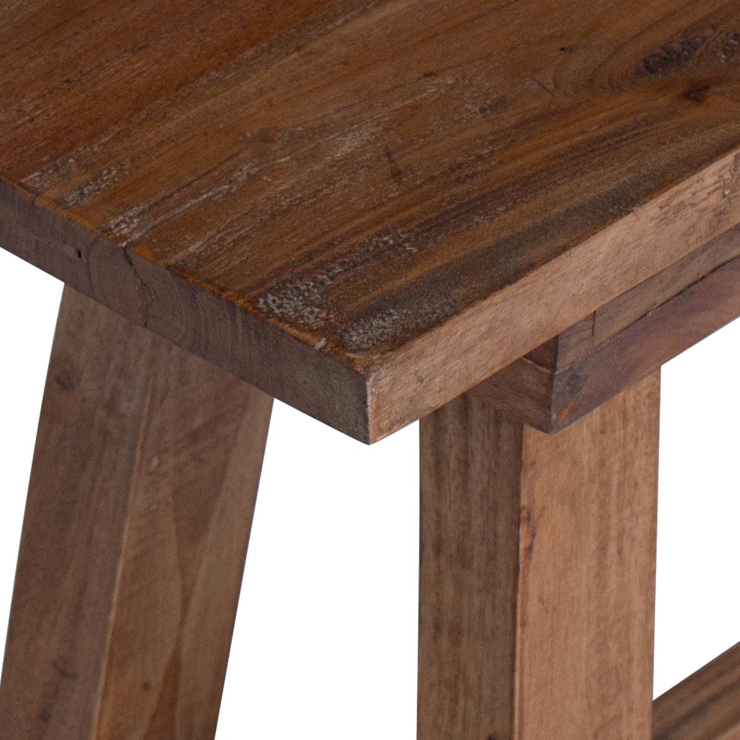 vidaXL Bench Natural 50.5 x 25 x 47.5 cm Solid Mahogany wood