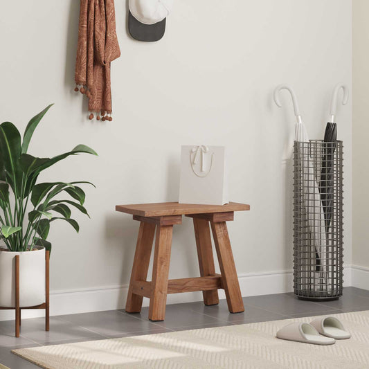 vidaXL Bench Natural 50.5 x 25 x 47.5 cm Solid Mahogany wood