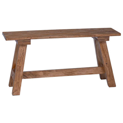 vidaXL Bench Natural 92 x 23.5 x 45.5 cm Solid Mahogany wood