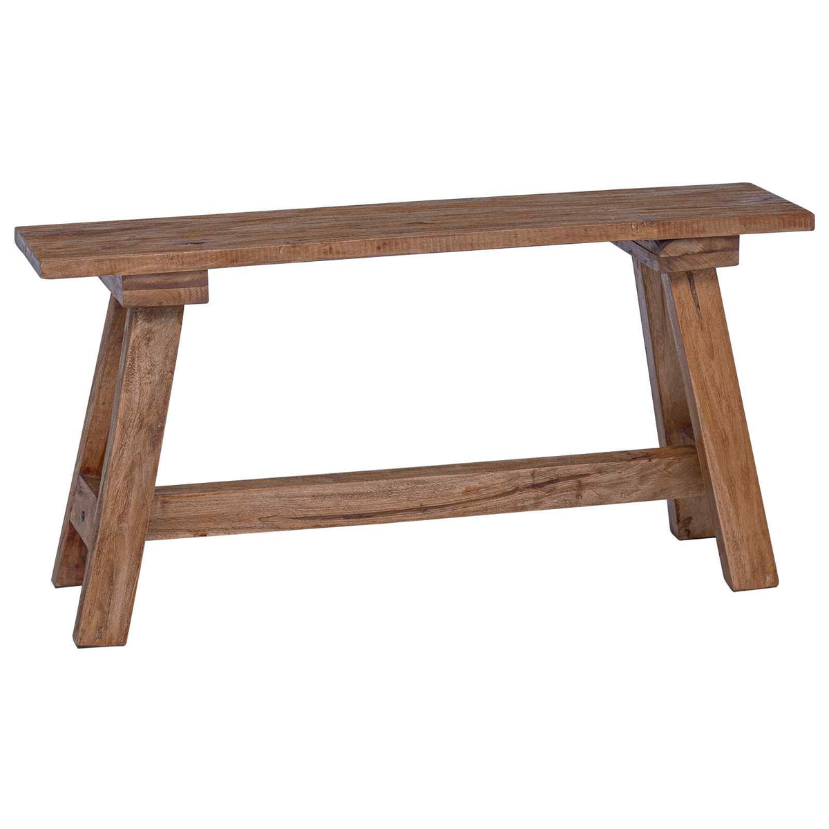 vidaXL Bench Natural 92 x 23.5 x 45.5 cm Solid Mahogany wood