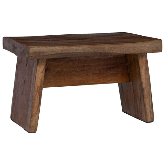 vidaXL Stool Natural 29 x 20 x 17 cm Mahogany Wood