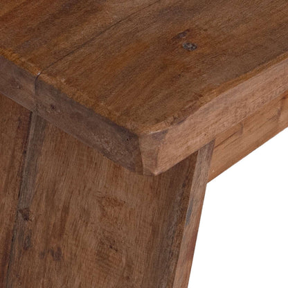 vidaXL Stool Natural 40 x 25 x 31 cm Mahogany Wood