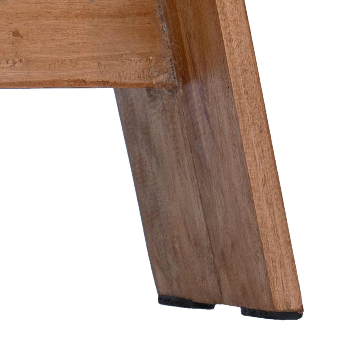 vidaXL Stool Natural 40 x 25 x 31 cm Mahogany Wood