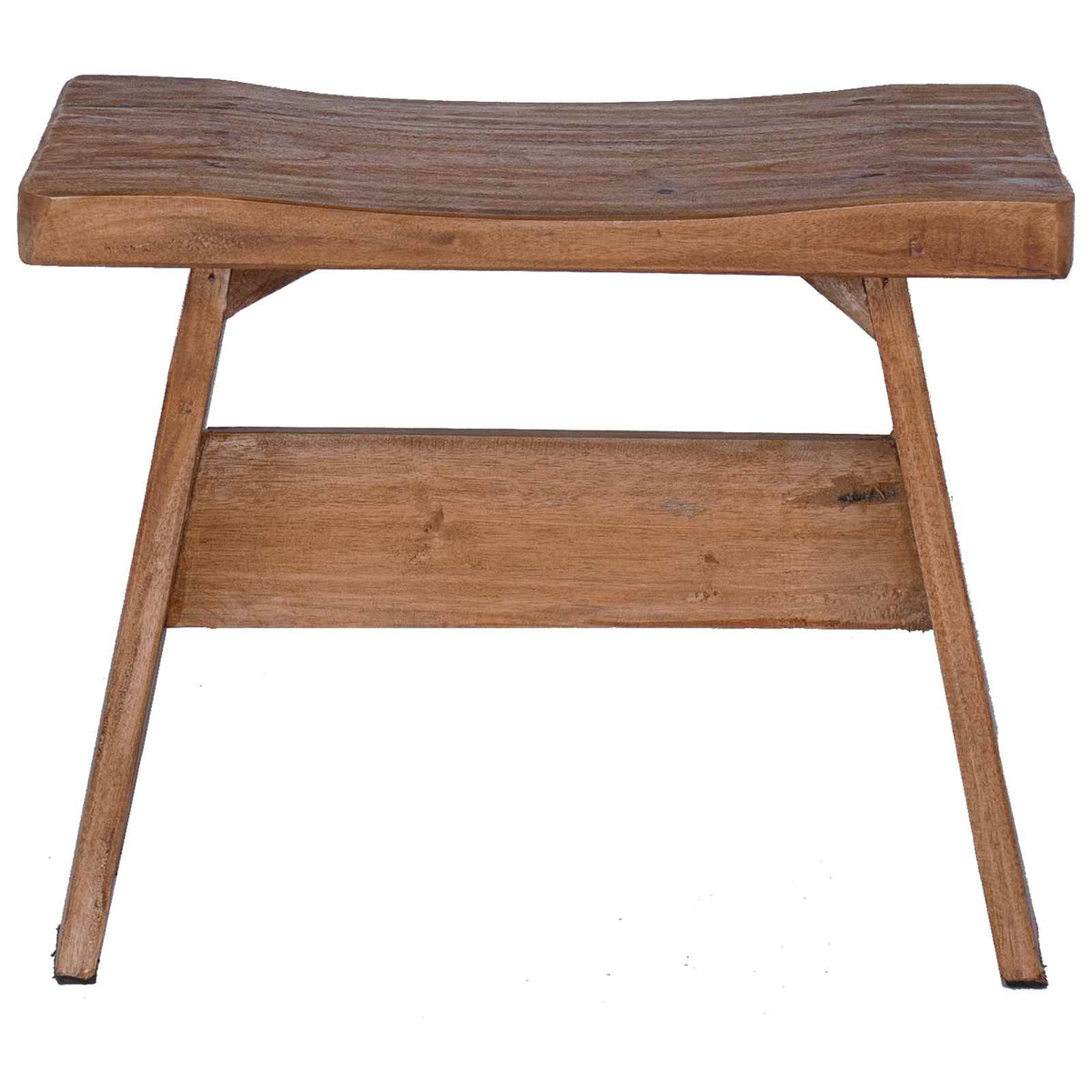 vidaXL Stool Natural 40 x 25 x 31 cm Mahogany Wood