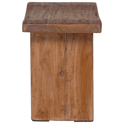 vidaXL Stool Natural 40 x 25 x 31 cm Mahogany Wood