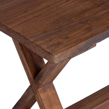 vidaXL Bench Natural 85 x 35 x 46 cm Solid Reclaim wood