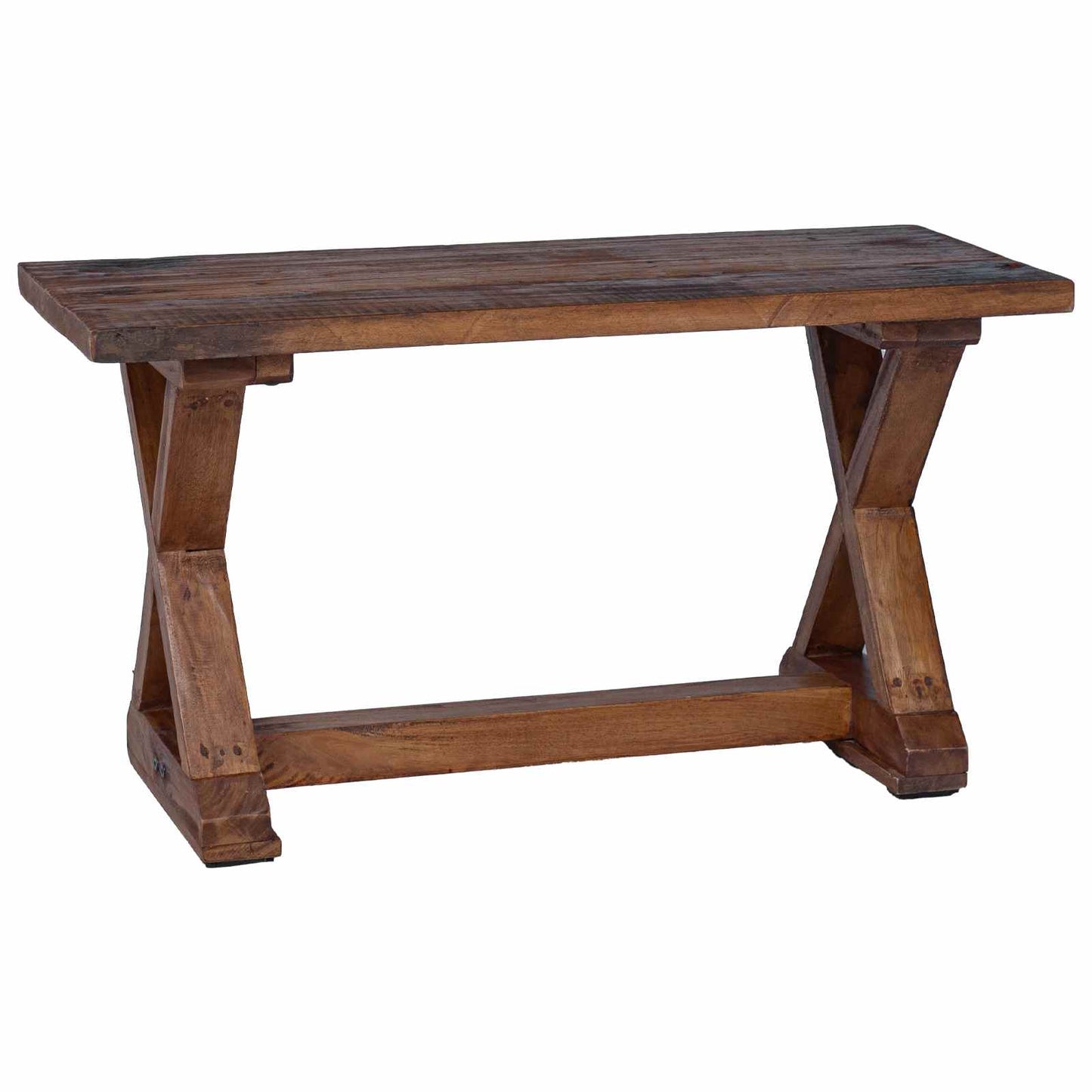 vidaXL Bench Natural 85 x 35 x 46 cm Solid Reclaim wood