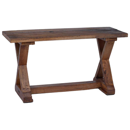 vidaXL Bench Natural 85 x 35 x 46 cm Solid Reclaim wood