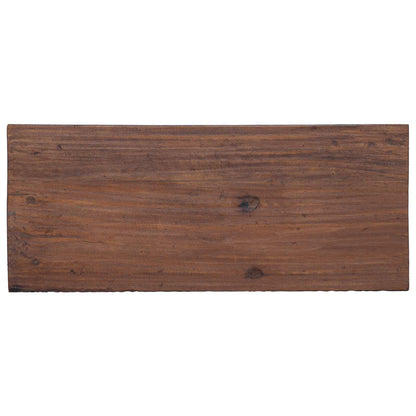 vidaXL Bench Natural 85 x 35 x 46 cm Solid Reclaim wood