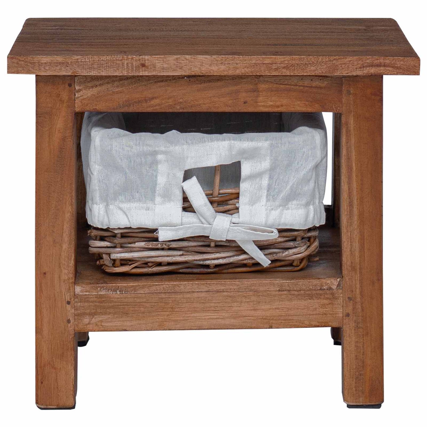vidaXL Side Table Brown 38 x 28 x 35 cm Solid Mahogany wood