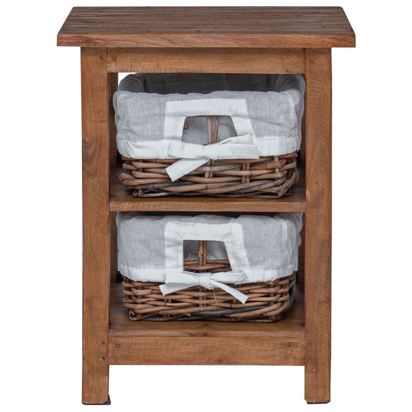 vidaXL Side Table Brown 38 x 28 x 50 cm Solid Mahogany wood