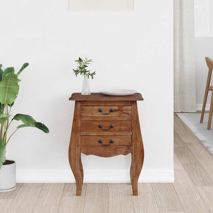 vidaXL Storage Chest 48 x 35 x 64 cm Solid Mahogany Wood