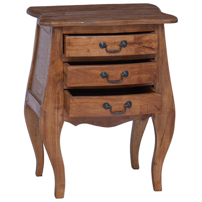 vidaXL Storage Chest 48 x 35 x 64 cm Solid Mahogany Wood