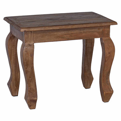 vidaXL Nesting Table 3 pcs Brown Solid Mahogany wood