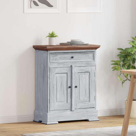 vidaXL Storage Cabinet 63 x 30 x 79 cm Solid Mahogany Wood