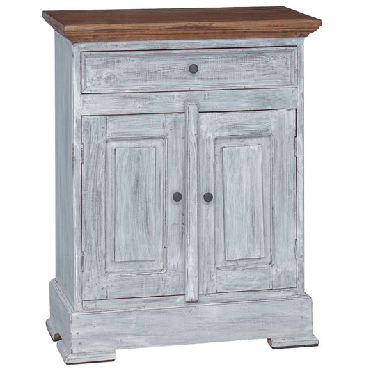 vidaXL Storage Cabinet 63 x 30 x 79 cm Solid Mahogany Wood