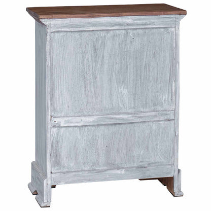vidaXL Storage Cabinet 63 x 30 x 79 cm Solid Mahogany Wood