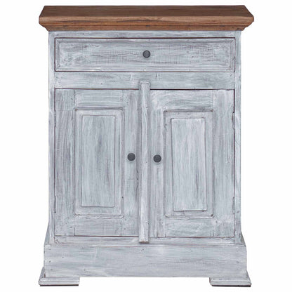 vidaXL Storage Cabinet 63 x 30 x 79 cm Solid Mahogany Wood
