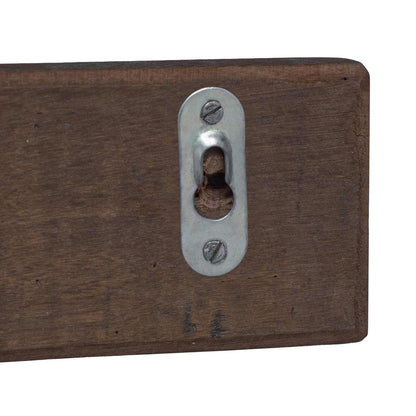 vidaXL Hanger Brown 60 x 7 x 8 cm Solid Reclaim Wood
