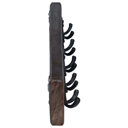 vidaXL Hanger Brown 60 x 7 x 8 cm Solid Reclaim Wood