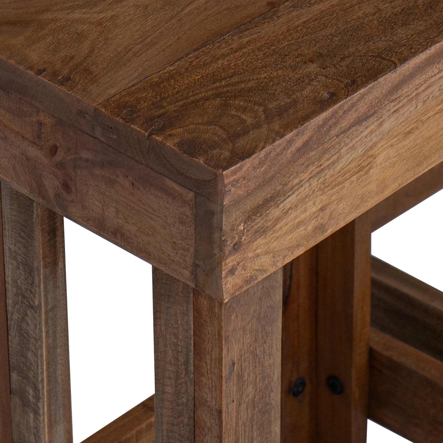 vidaXL Plant Stand 2 pcs Brown 70 x 11 x 27 cm Mahogany Wood