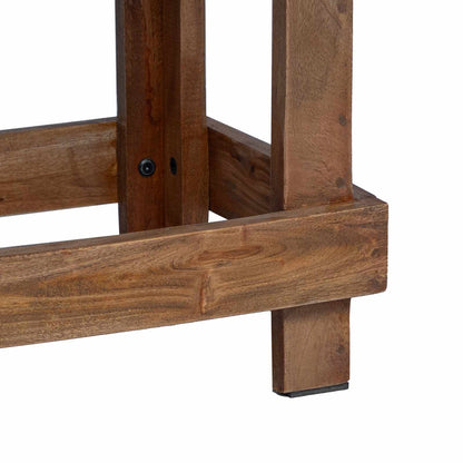 vidaXL Plant Stand 2 pcs Brown 70 x 11 x 27 cm Mahogany Wood