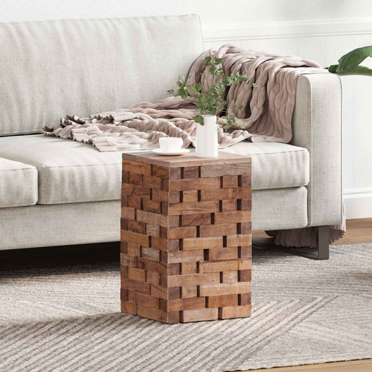 vidaXL Stool Natural 29 x 29 x 48 cm Solid Reclaim wood