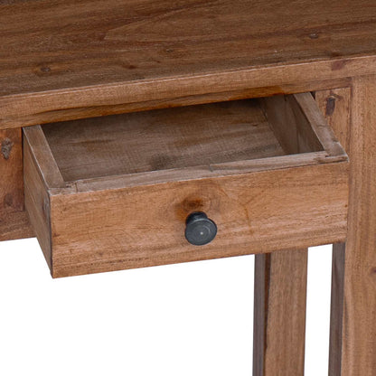 vidaXL Plant Stand with Drawer Brown 34 x 25 x 52 cm Mahogany Wood