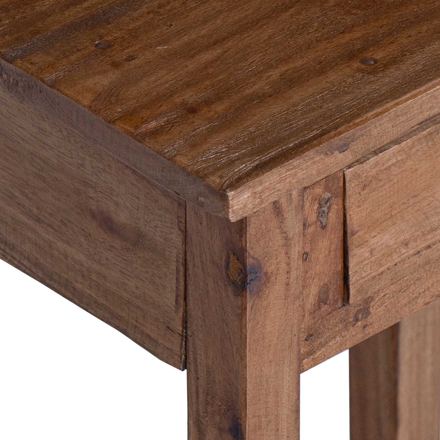 vidaXL Plant Stand with Drawer Brown 34 x 25 x 52 cm Mahogany Wood