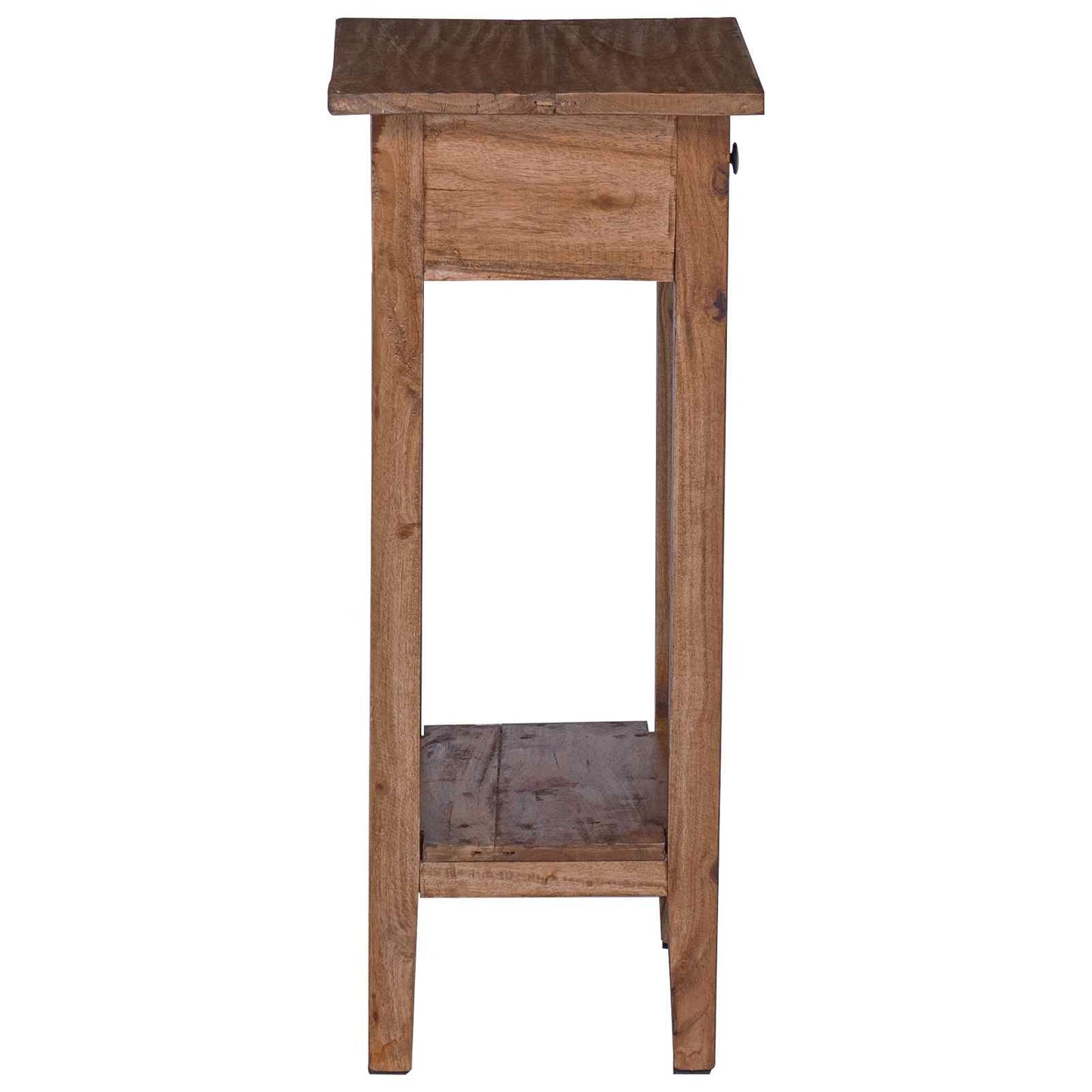 vidaXL Plant Stand with Drawer Brown 34 x 25 x 52 cm Mahogany Wood