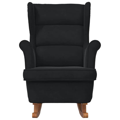 vidaXL Rocking Chair with Cushion Black 92 x 71 x 100 cm Plywood