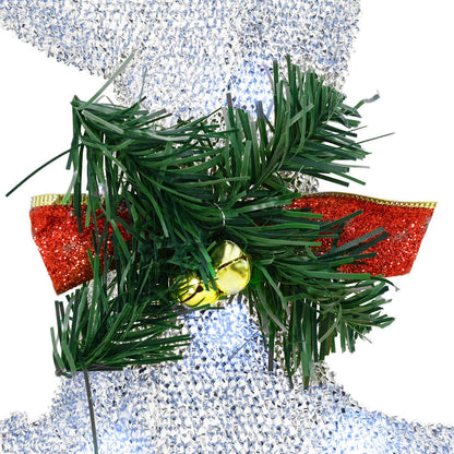 vidaXL LED Reindeers 3 pcs Cold White Fabric