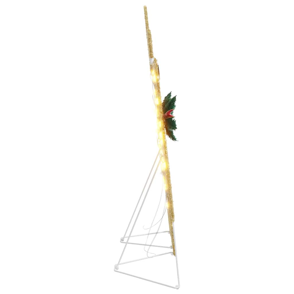 vidaXL LED Reindeers 2 pcs Warm White Fabric