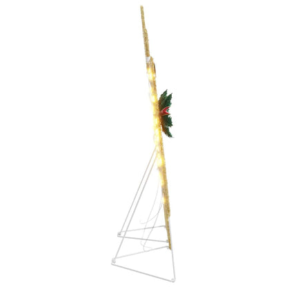 vidaXL LED Reindeers 2 pcs Warm White Fabric