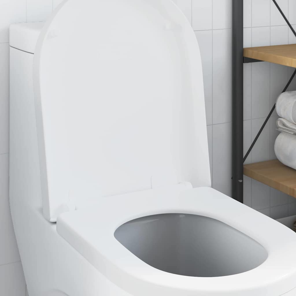 vidaXL Toilet suitable for Seat White 48 x 36.5 x 4.5 cm Polypropylene