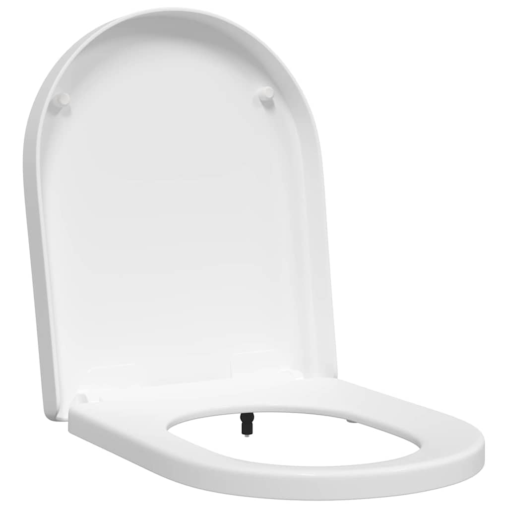 vidaXL Toilet suitable for Seat White 48 x 36.5 x 4.5 cm Polypropylene