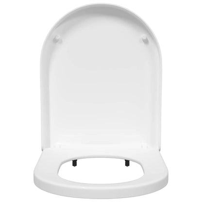 vidaXL Toilet suitable for Seat White 48 x 36.5 x 4.5 cm Polypropylene