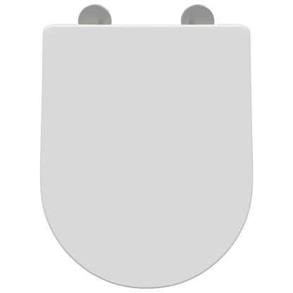 vidaXL Toilet Seat Adjustable White 48 x 36.5 x 4.5 cm Polypropylene