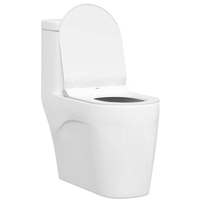 vidaXL Toilet suitable for Seat White 50 x 36 x 5 cm Polypropylene